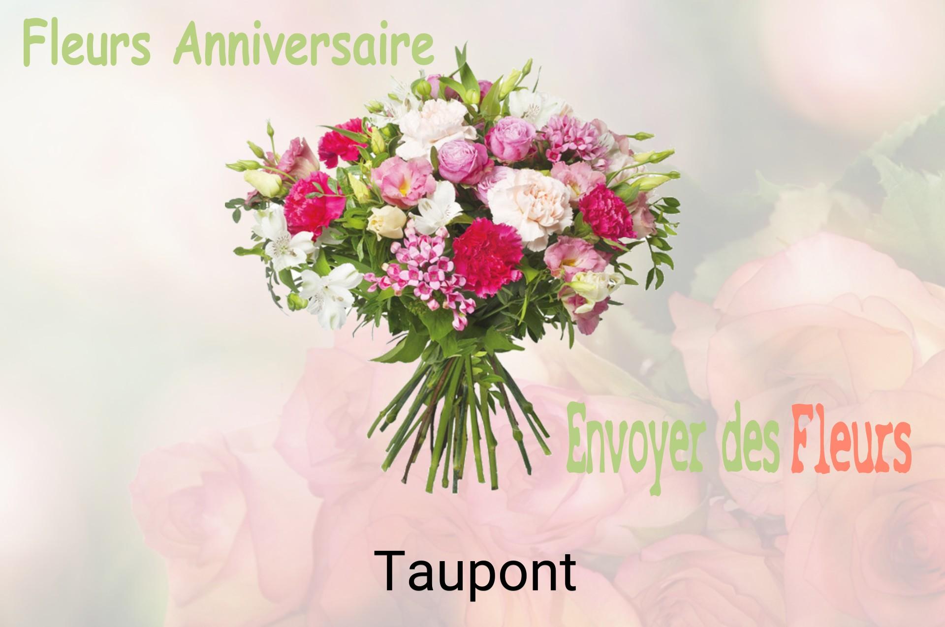 Bouquet de fleurs d’anniversaire livré à Taupont